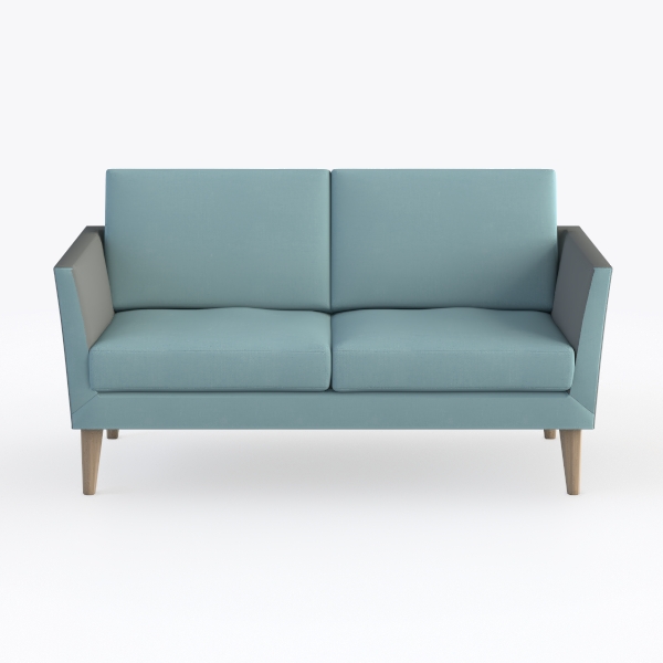Kent Velvet Loveseat Sofa for Modern Living