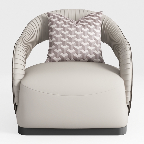 Modern Accent Chair, Upholstered Tufted Living Roo