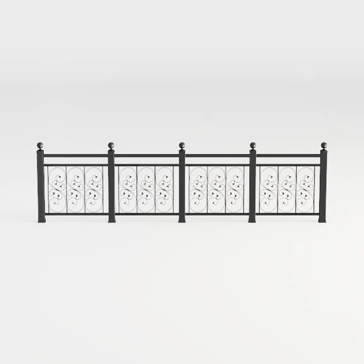European wrought iron railing_01