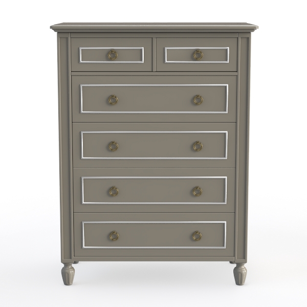 LGHM Modern 6 Drawer Dresser, Dressers for Bedroom