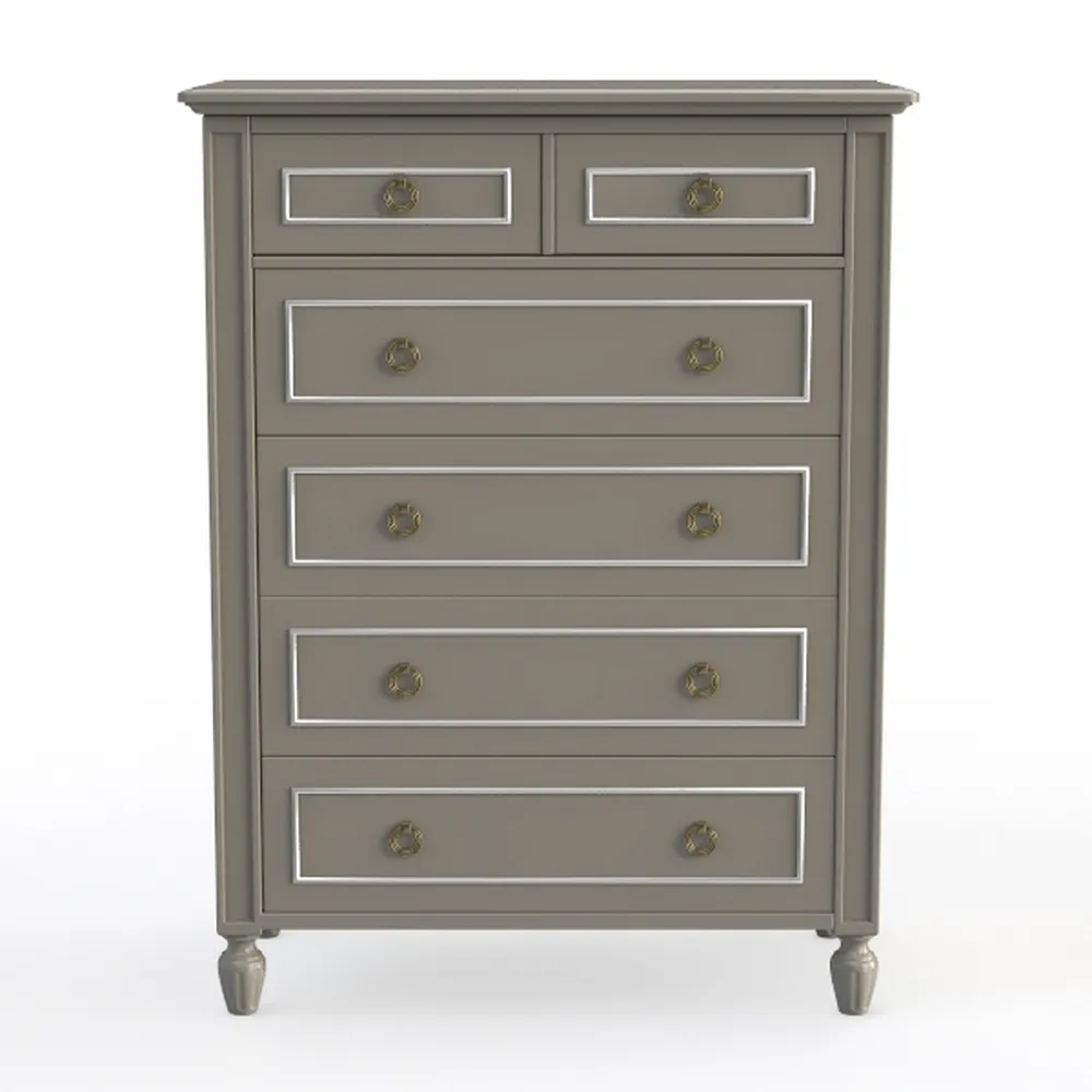 LGHM Modern 6 Drawer Dresser, Dressers for Bedroom