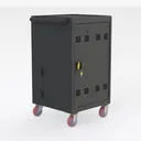 Garage Storage Cabinet, Metal Storage Cabinet with Right 45 Degree View