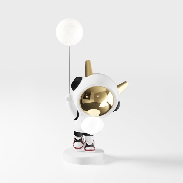 Frosted Porcelain Floral Handmade Vases,Frosted