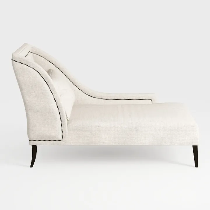 Chaise Lounge Indoor, Velvet Upholstered Lounge