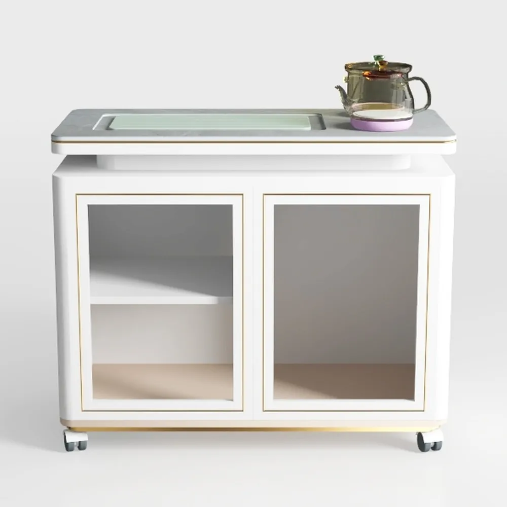 24" End Table Set of 2 with Charging Station