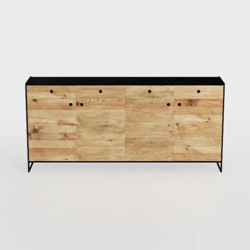 Rumirro Fluted Dresser for Bedroom with 6 Drawers: