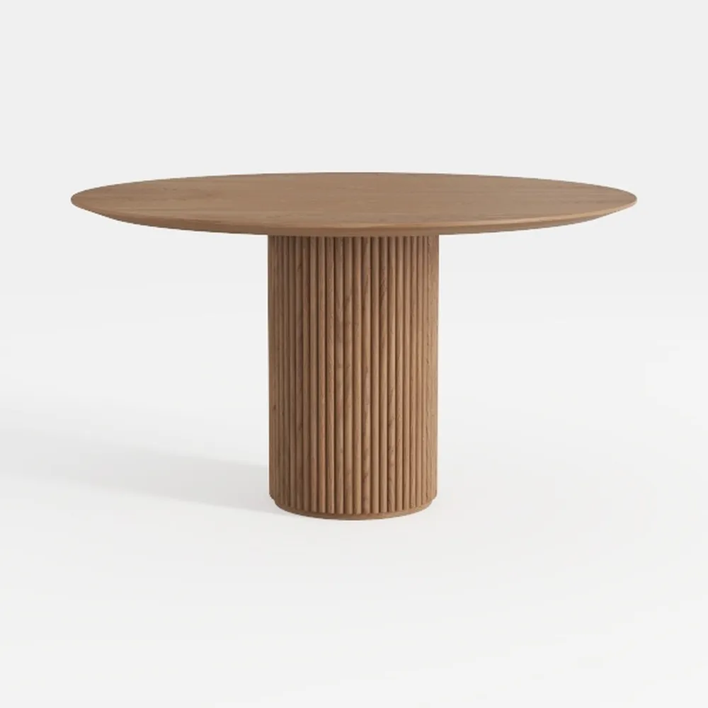 59 inch Adjustable Size Round Dining Table for 4