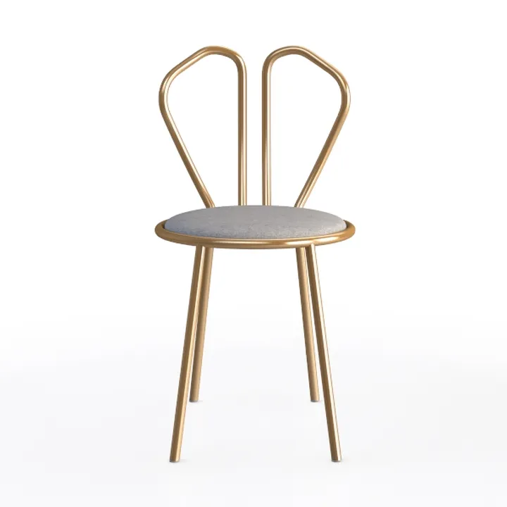 Vanity Chair for Makeup,Modern Velvet Butterfly