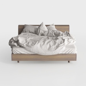 ZINUS Julia Wood Platform Bed Frame, Solid Wood Fo