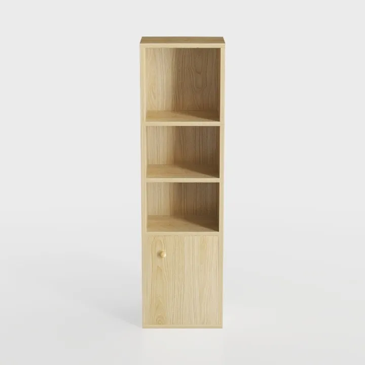 Maupvit Modern Boho Corner Shelf with Fluted