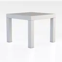 Crestlive Products Outdoor Side Table,Aluminum Right 45 Degree View