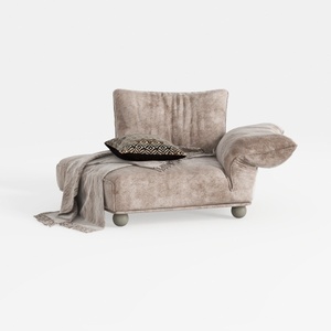 Karl home 87" Sectional Couch 2-Seat Deep Sofa 