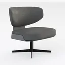 Modern Upholstered Dining Chairs Set of 4, Grey Right 45 Degree View