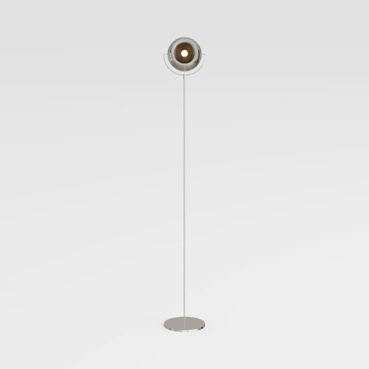 Modern Minimalist Metal Glass Floor Lamp 3D Model