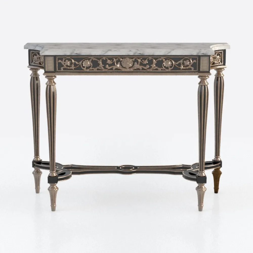 55.51 in. H Golden Brown Rectangle Wood Console Ta
