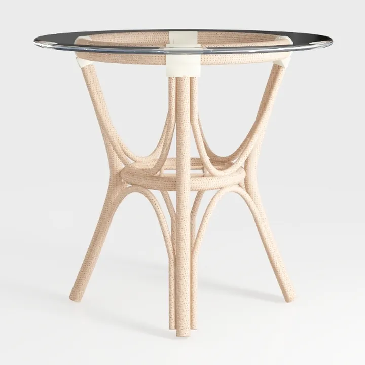 Cafe Teak Folding Round Table