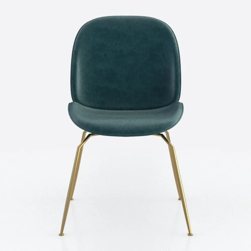 Dining Chair Set of 2 Velvet Living Room Accent