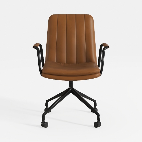 Misolant Leather Drafting Chair, Tall Office Chair