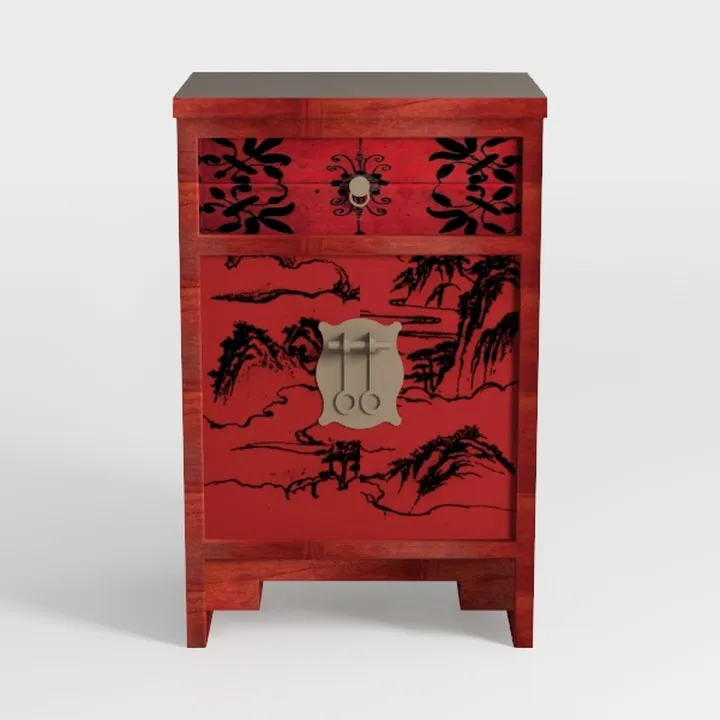ChinaFurnitureOnline Dark Cherry Rosewood Dragon