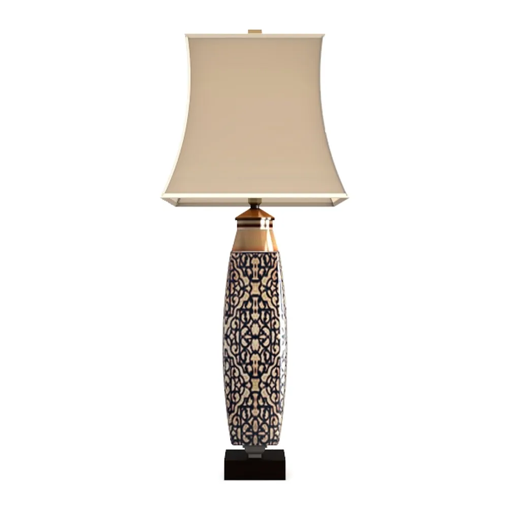 Touch Control Bedside Lamp with 2 USB Ports, 3