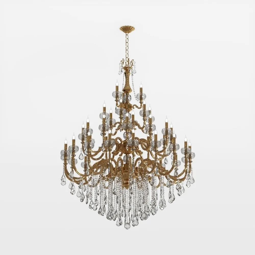 8 Light Classic Traditional Candle-Style Crystal 