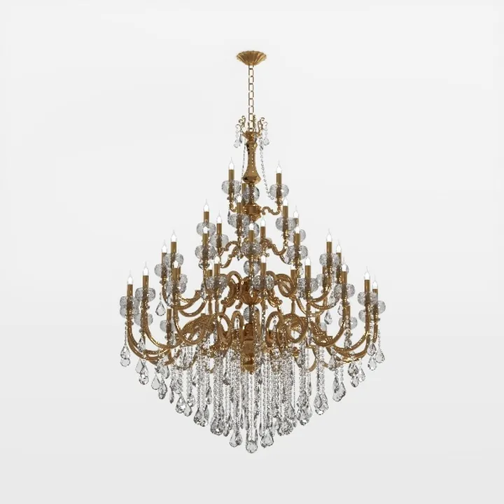 8 Light Classic Traditional Candle-Style Crystal 
