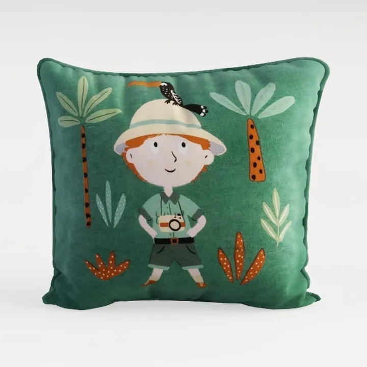 Easter Rabbit Outdoor Pillow Cover 18x18 Inch