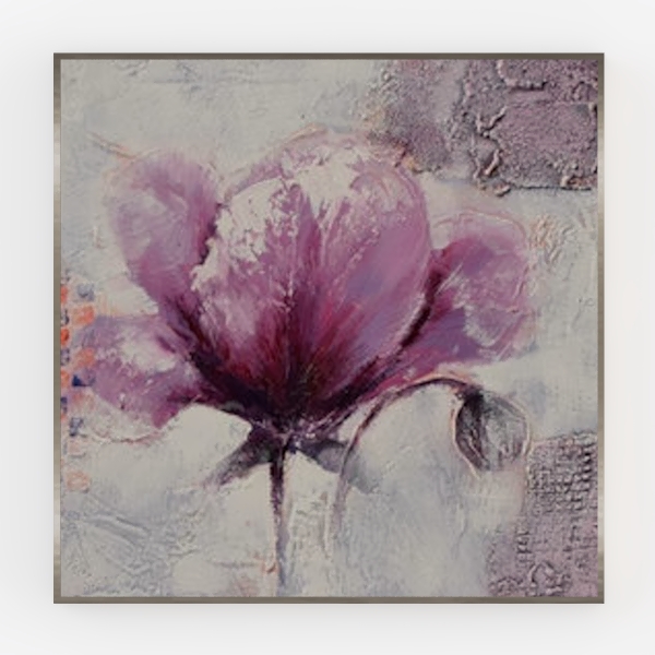 Colorful Flowers Wall Decor for Living Room