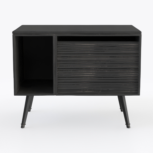 47&#39;&#39; Sideboard Tambour Buffet Cabinet with Storage