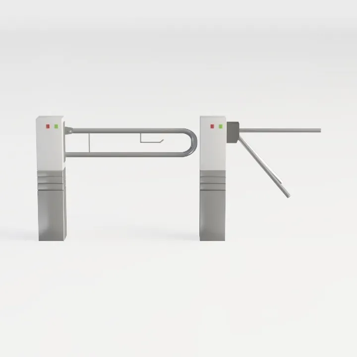 Modern Stainless Steel Security Tripod Turnstile Gate 3D Model