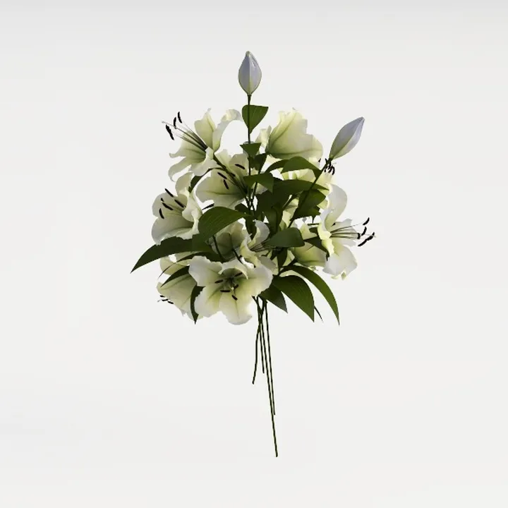 Outdoor Plants Red Bush - Simulated Green Outdoor 