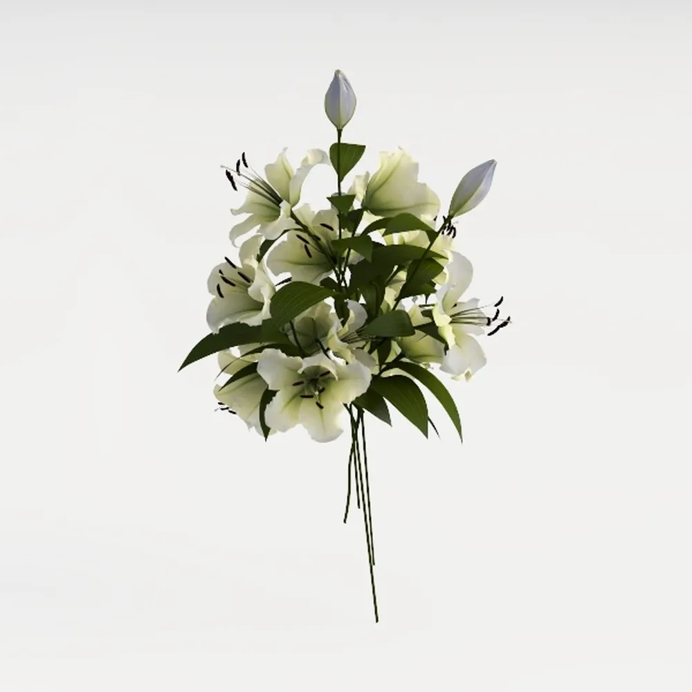 Outdoor Plants Red Bush - Simulated Green Outdoor