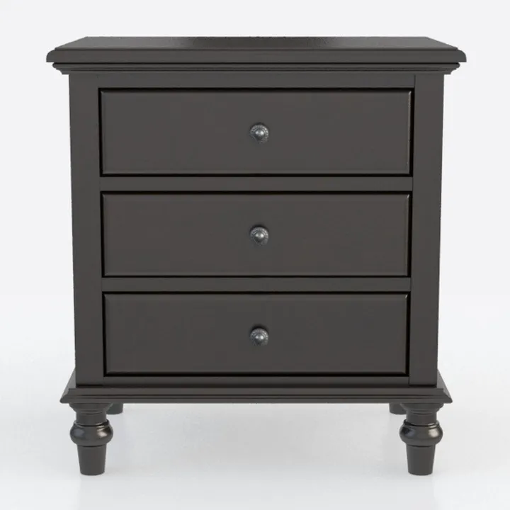 Pemberly Row Solid Wood 24 inch Wide Bedside