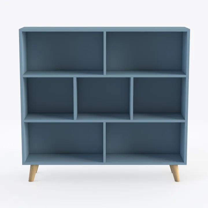 IOTXY Wooden Open Shelf Bookcase - 3-Tier Floor
