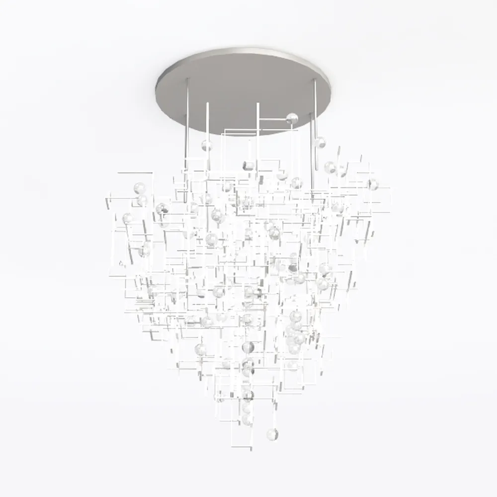 WUZUPS Crystal Chandelier Pendant Flushmount 