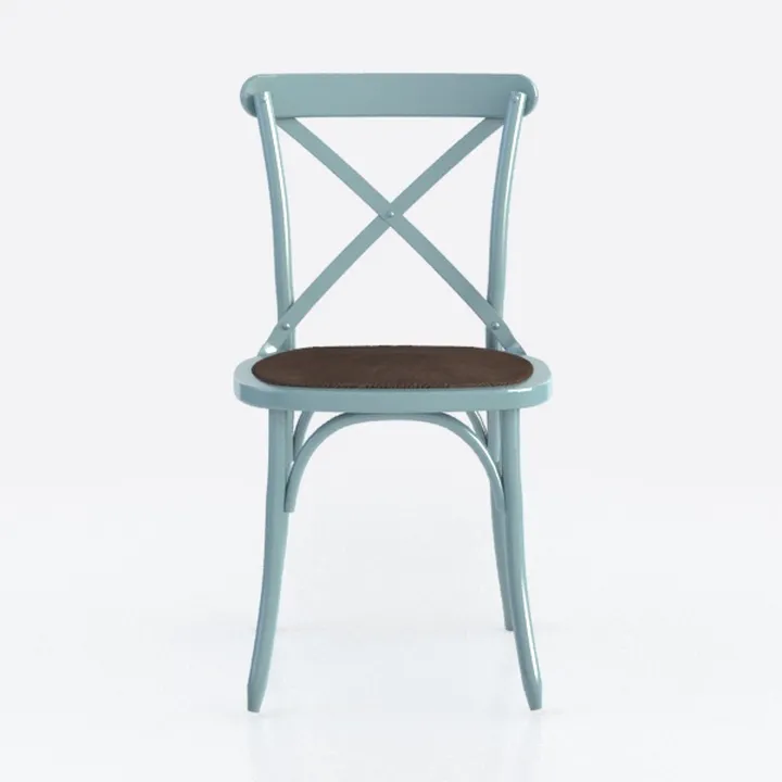GOFLAME Wooden Dining Chairs Set of 2, Mid Century