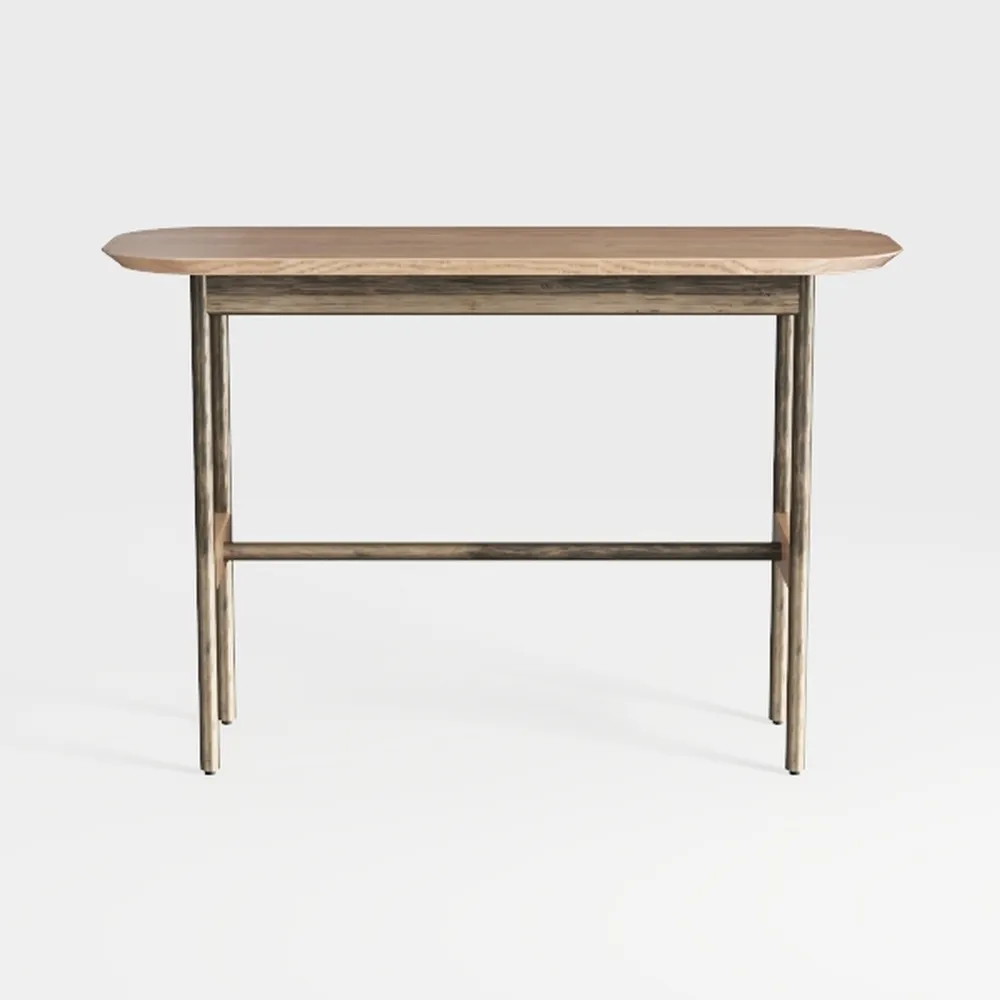 FDW Heavy Duty Outdoor Dining Table Metal Kitchen