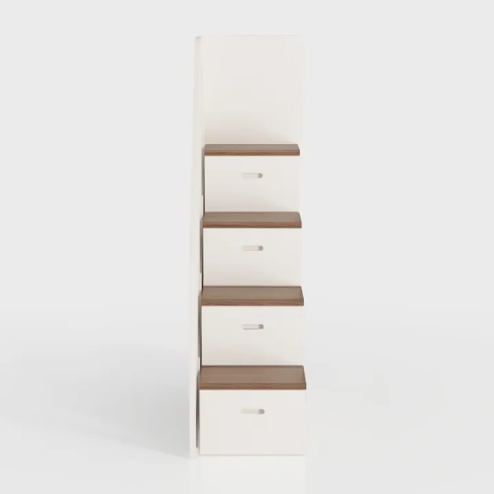 IRONCK Corner Bookshelf, 70.87" Tall Corner