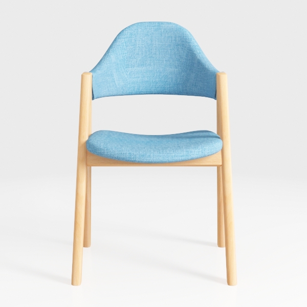 Armen Living Jaguar Mid-Century Dining Chair with