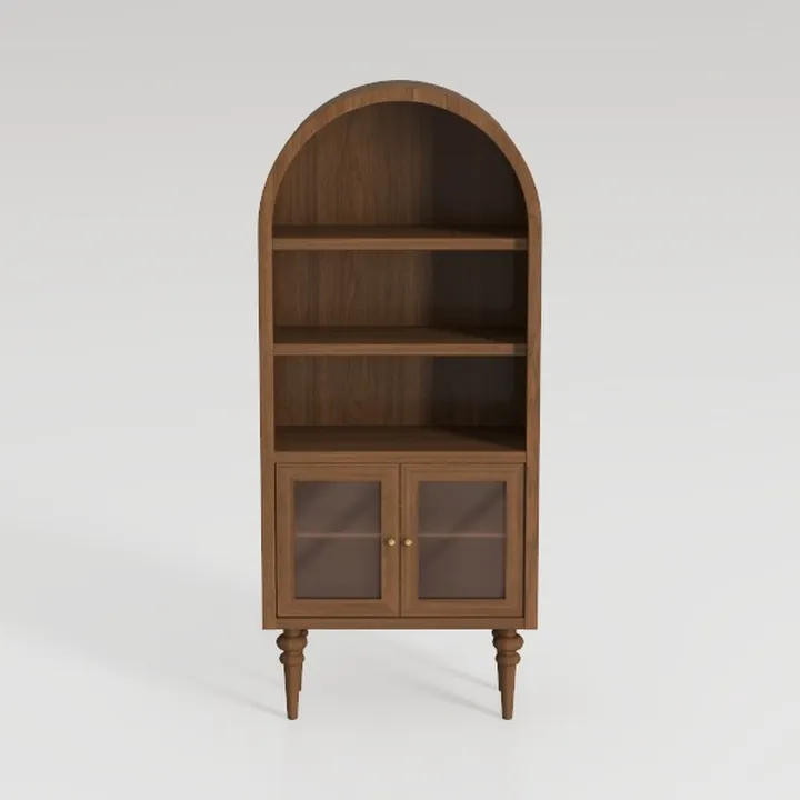 SICOTAS Book Shelf Arched Cabinet Bookshelf Arch
