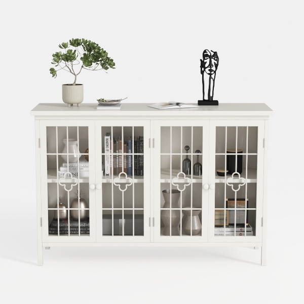 Large Sideboard Buffet Cabinet with Storage, 32&quot;