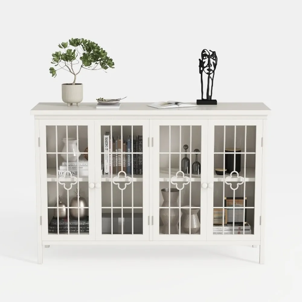 Large Sideboard Buffet Cabinet with Storage, 32"
