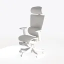 Reclining Office Desk Chair Adjustable High Back E Left 45 Degree View