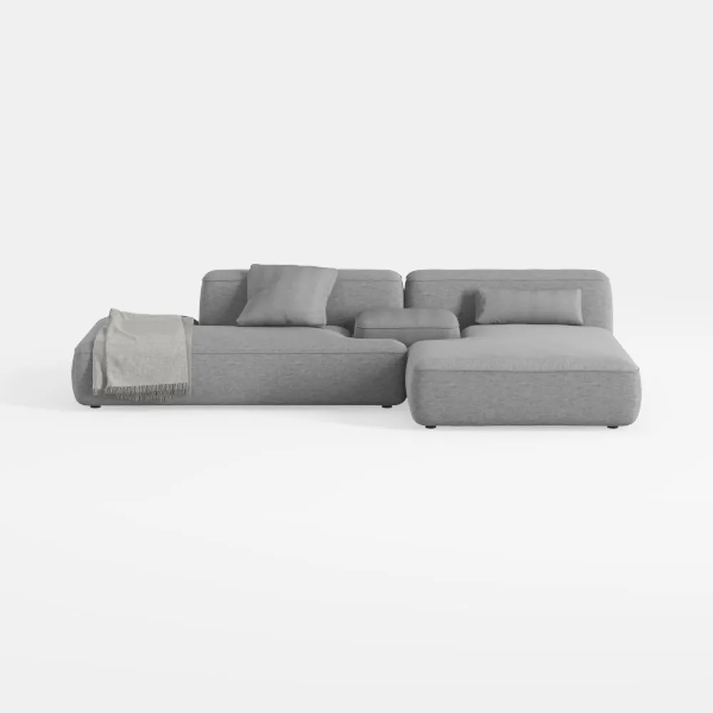 Meridian Furniture 601Grey-Sec4A Serene Collection