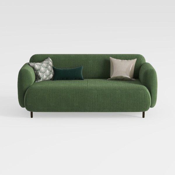 POLY & BARK Napa 88.5&quot; Sofa in Distressed Green