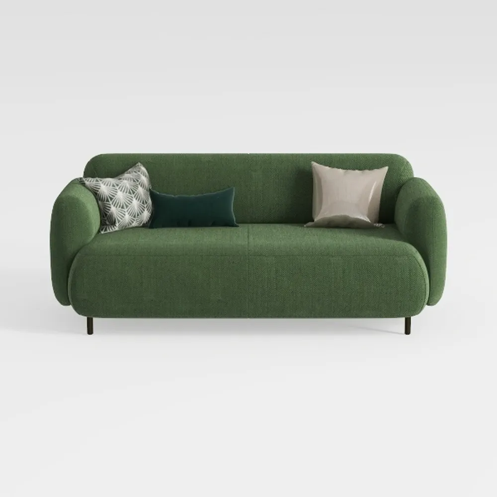POLY & BARK Napa 88.5" Sofa in Distressed Green