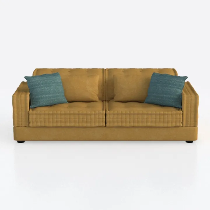 Modern 76.77" L Shaped Sectional Sofa Cloud Couch 