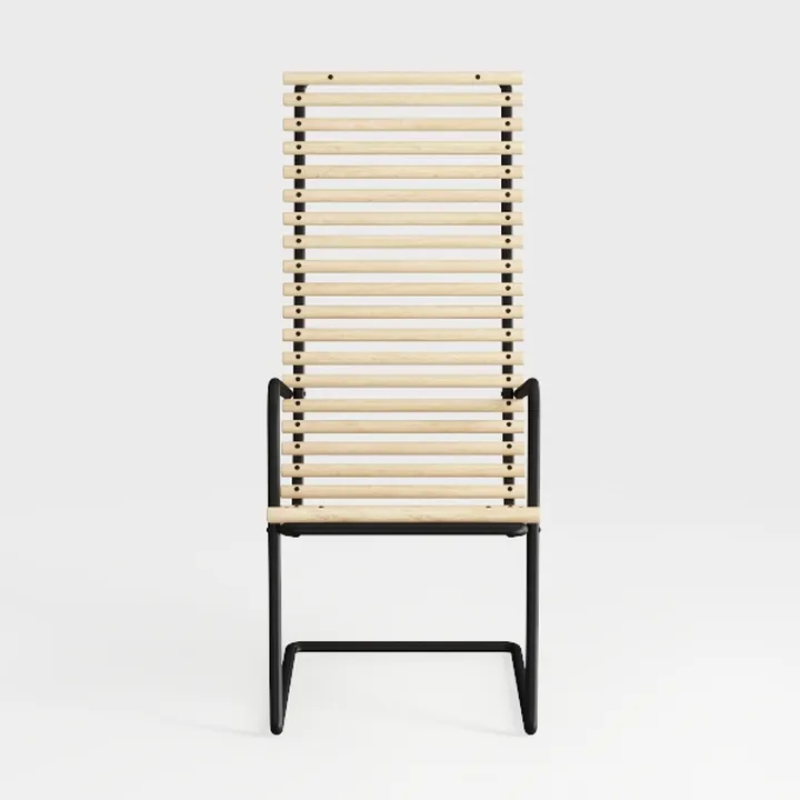 Metal Outdoor Chaise Sling Lounge Chair with Remov