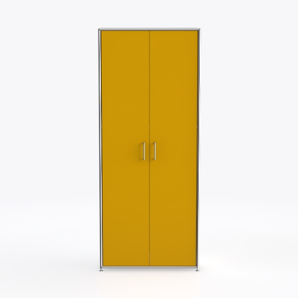 Davea_Bosse storage closet 5OH 80cm yellow