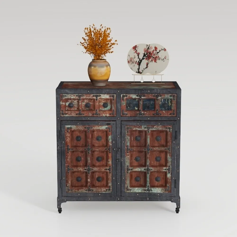 52'' Wide Dresser TV Stand with 8 Drawers for